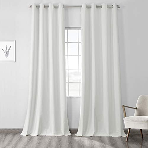 Starlight Off White HPD Half Price Drapes Grommet Blackout Curtains for Bedroom Thermal Cross Linen 50 X 96 1 Panel FLCW-CBO191-96-GR Starlight Off White HPD Half Price Drapes Grommet Blackout Curtains for Bedroom Thermal Cross Linen 50 X 96 1 Panel FLCW-CBO191-96-GR